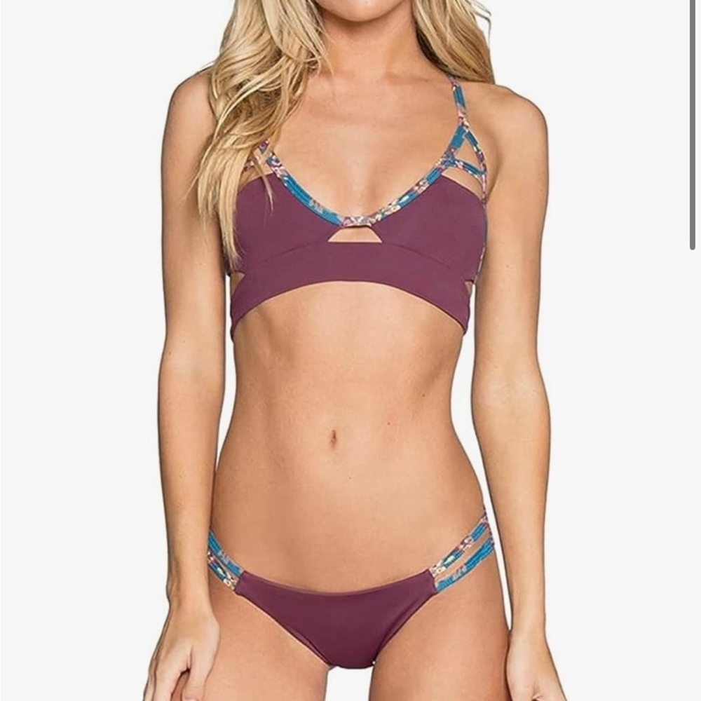 Free People Rust Bikini TAVIK
